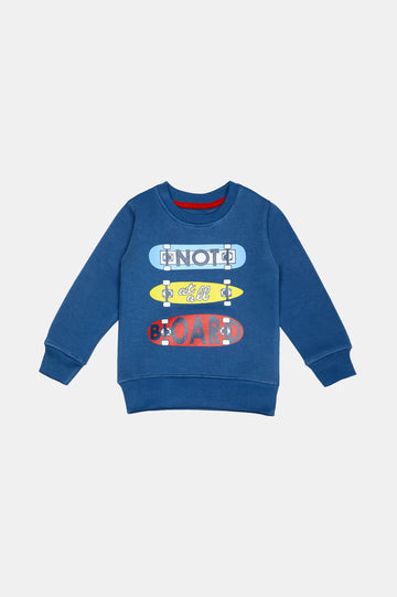 Royal Blue Graphic Boys Sweatshirt