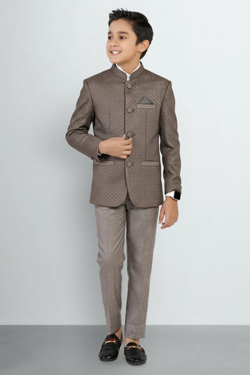 Beige Prince Suit for Boys