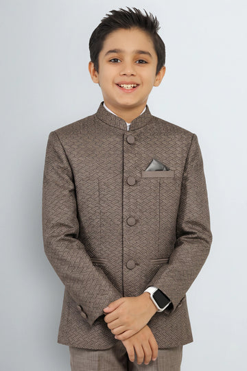 Beige Prince Suit for Boys