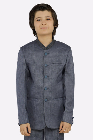 Grey Prince Suit for Boys
