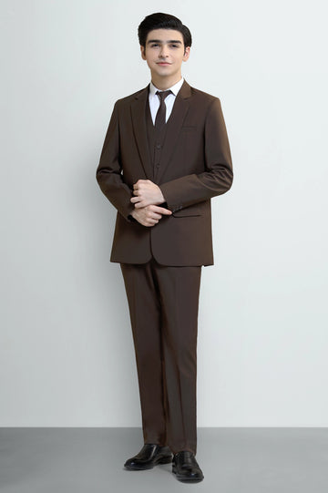 Brown Suiting for Boys
