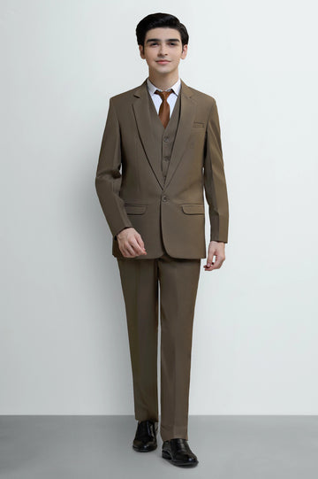 Brown Suiting for Boys