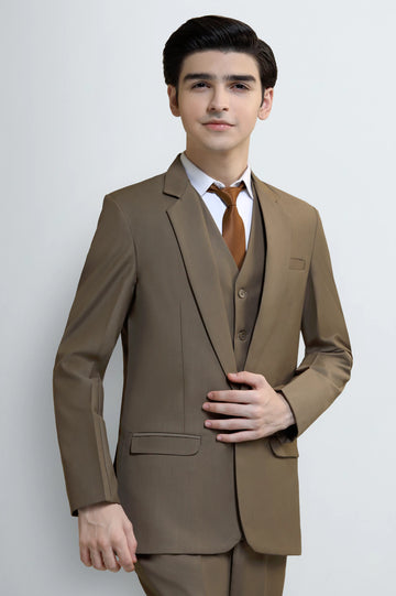 Brown Suiting for Boys