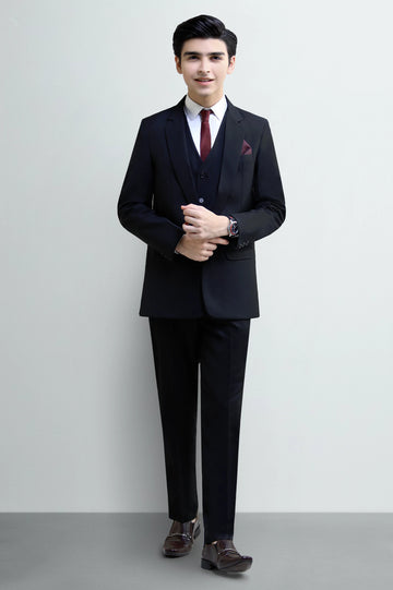 Black Suiting for Boys