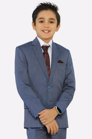 Blue Suiting for Boys