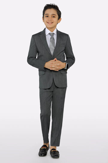 Dark Grey Suiting for Boys