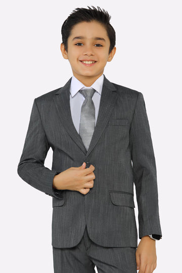 Dark Grey Suiting for Boys