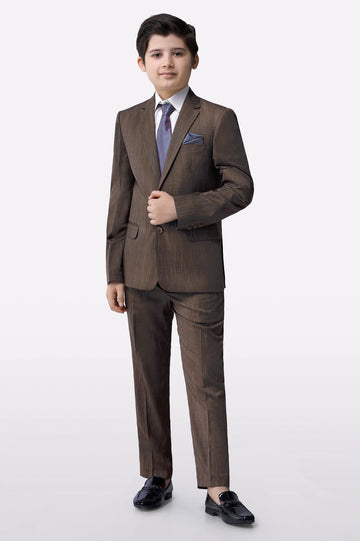 Brown Suiting for Boys