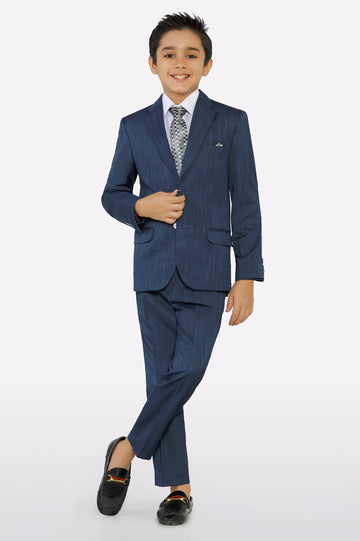 Navy Blue Suiting for Boys