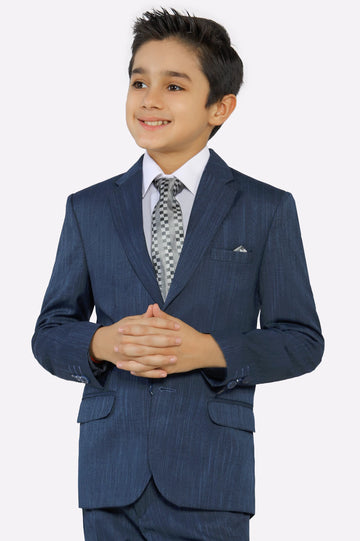 Navy Blue Suiting for Boys