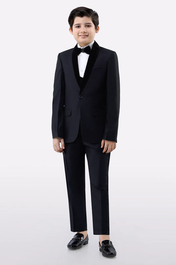 Black Suiting for Boys