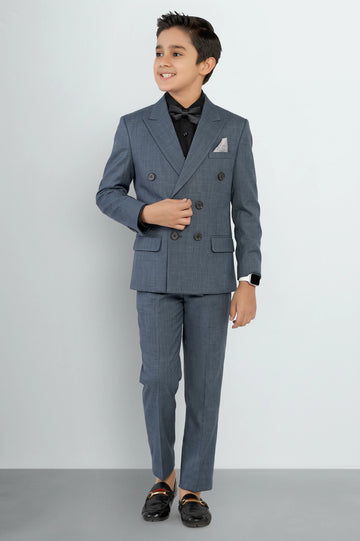 Dark Grey Suiting for Boys