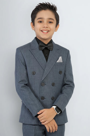 Dark Grey Suiting for Boys