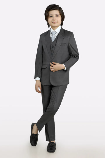 Dark Grey Suiting for Boys