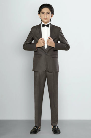 Brown Suiting for Boys