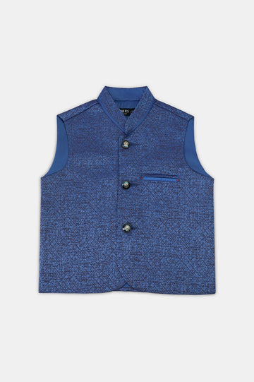 Royal Blue Boys Waistcoat
