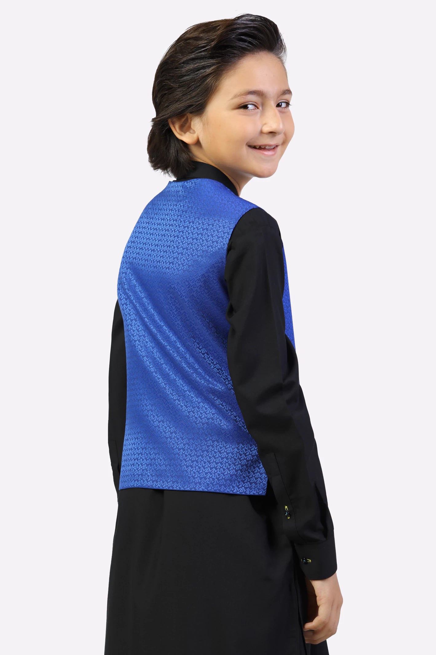 Kid Formal Royal Blue Waistcoat