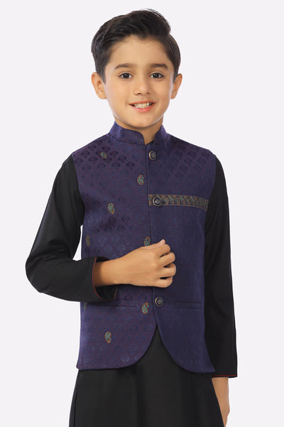 Purple Boys Waistcoat From Diners