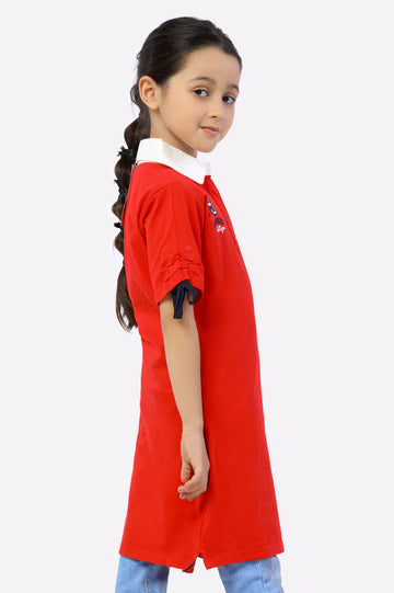 T-SHIRT Girls In SKU: KGA-0145 RED