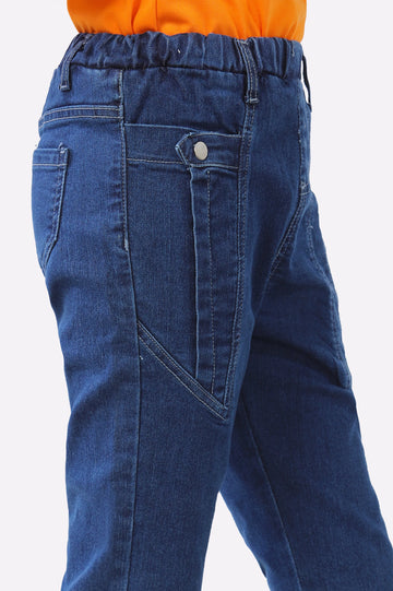 Medium Blue Jeans For Girls