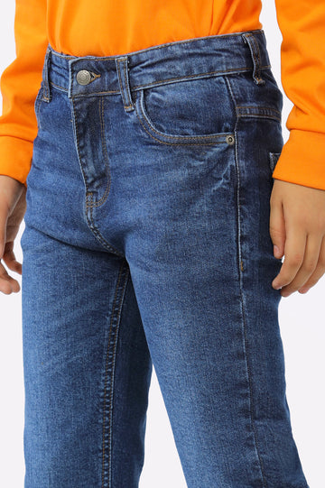 Dark Blue Jeans For Girl