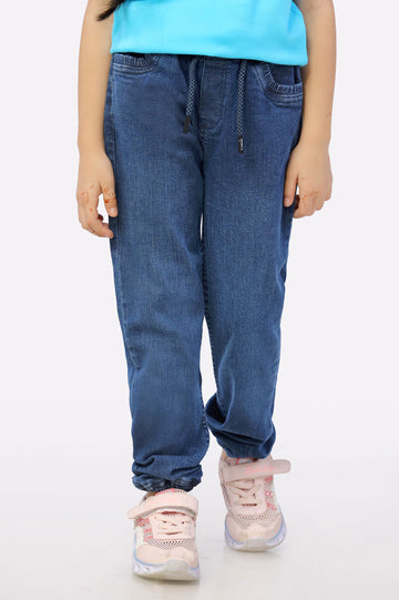 Medium Blue Girls Jeans