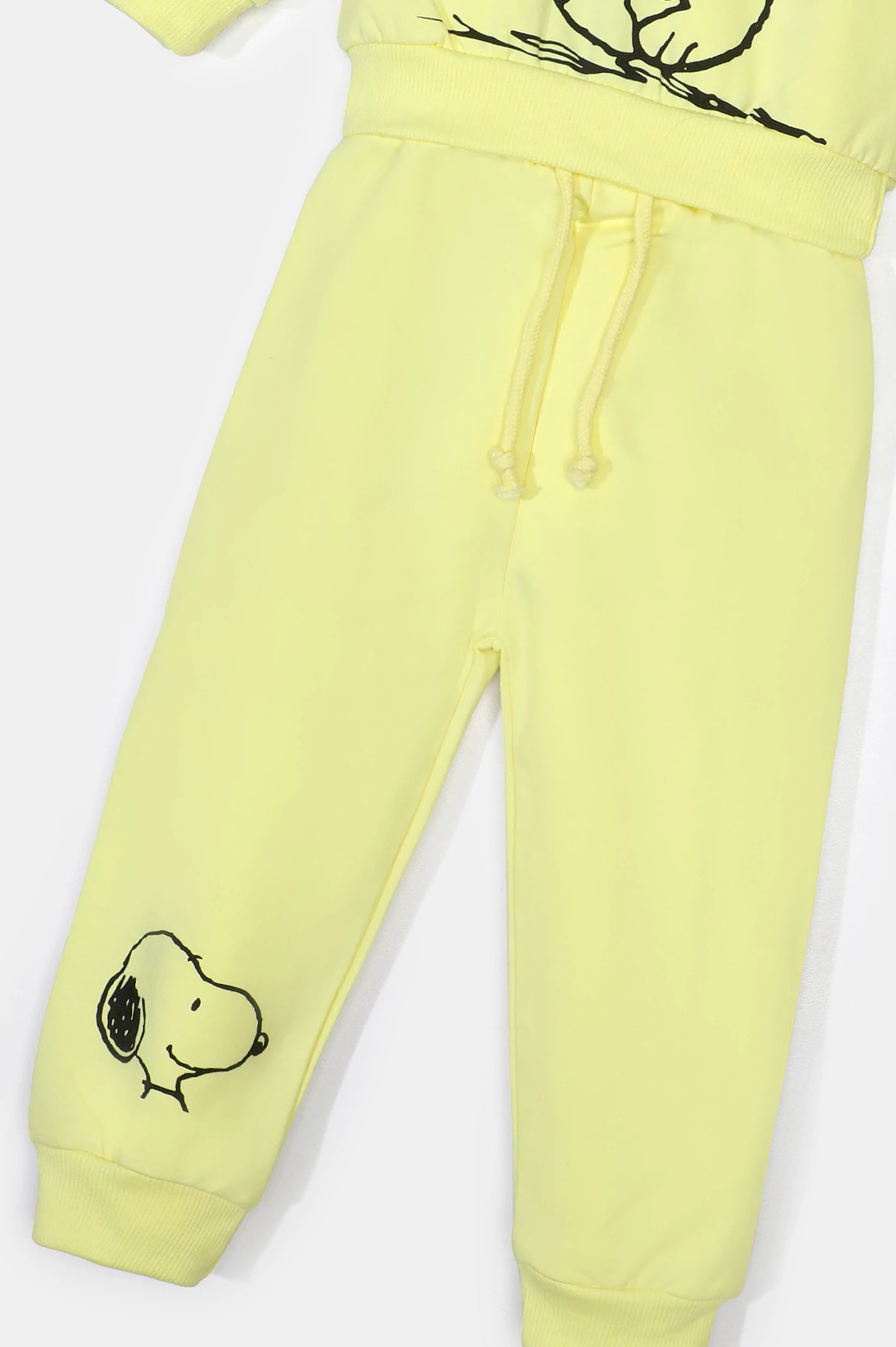 Yellow Peanut Snoopy Girls Hoodie with Trouser From Diners