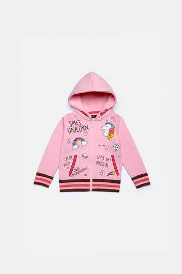 Unicorn Graphic Girls Hoodie