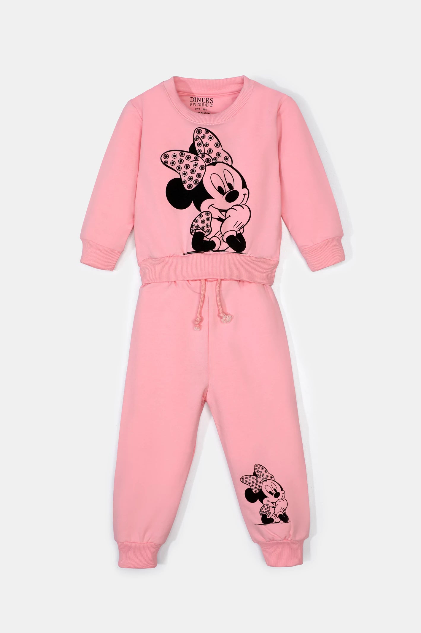 Pink Minnie Mouse Printed Girls Combo From Diners