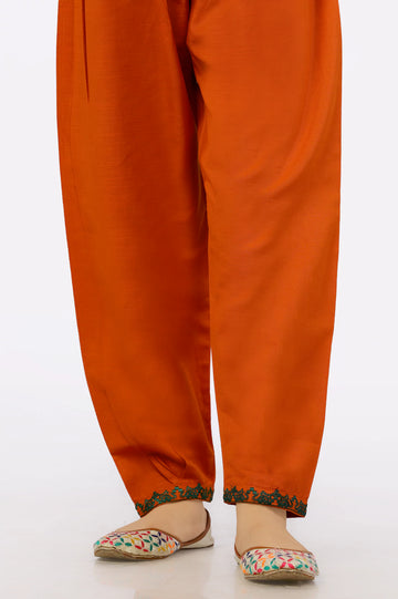 Rust Shalwar For Girls