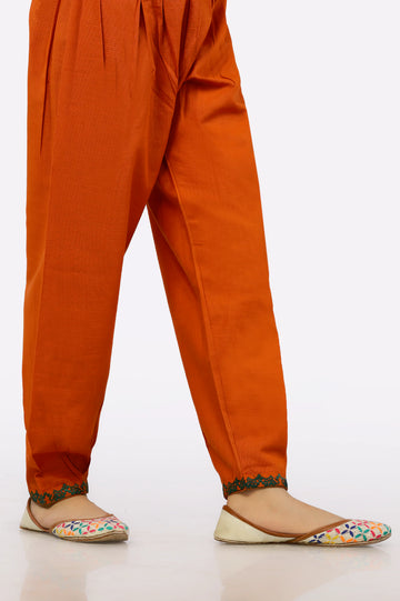 Rust Shalwar For Girls