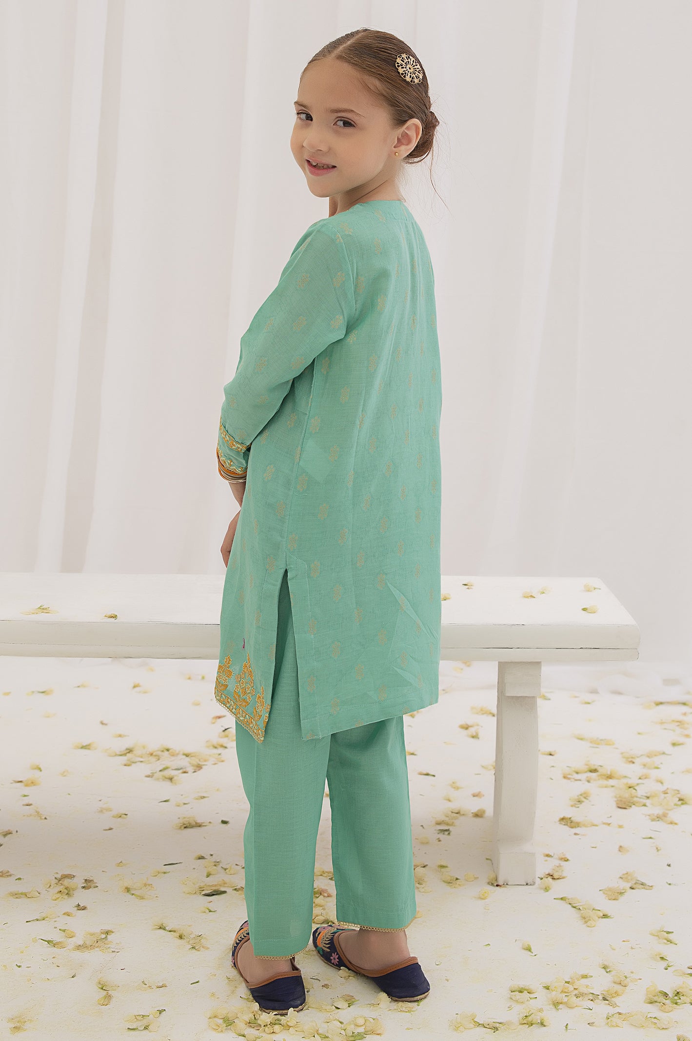 Light Green 2PC Suit From Diners