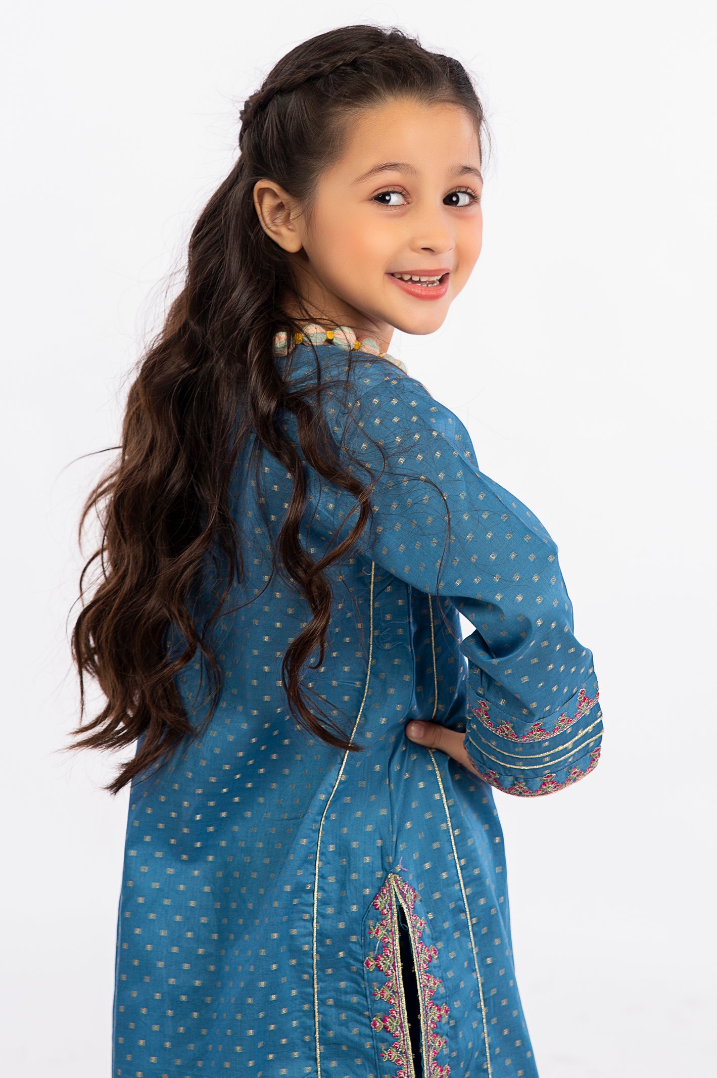 Blue Girls 2PC Suit From Diners