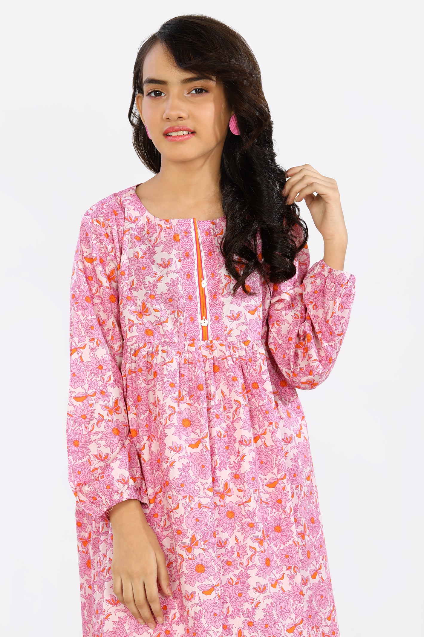 Cambric Pink 2PC Suit From Diners