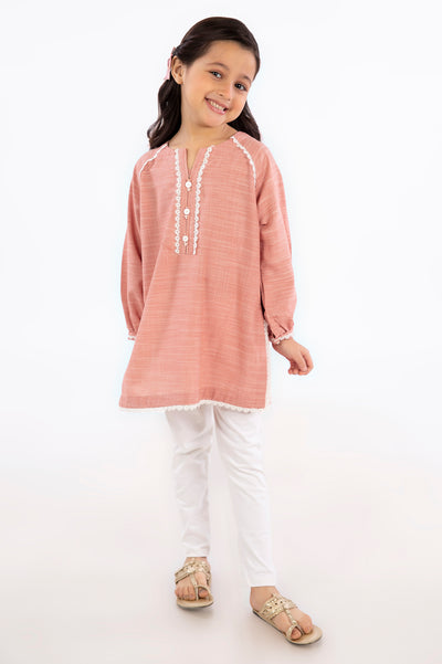 Rust Girls Kurti From Diners