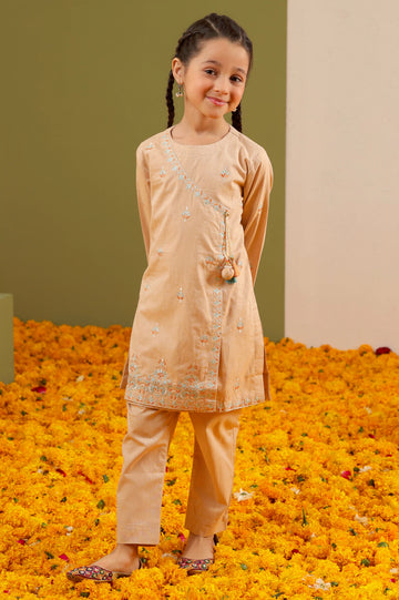 Beige Stylised Girls 2 PC