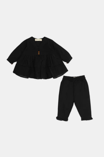 Black Stylised Infant 2PC