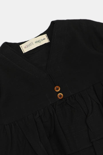 Black Stylised Infant 2PC