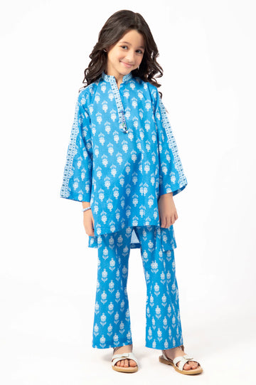 Blue Printed Girls 2PC