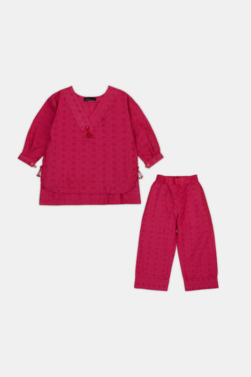 Pink Stylised Girls 2PC