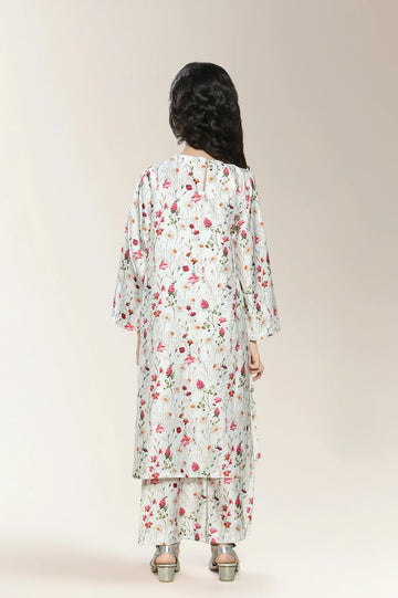 Printed White Girls 2PC