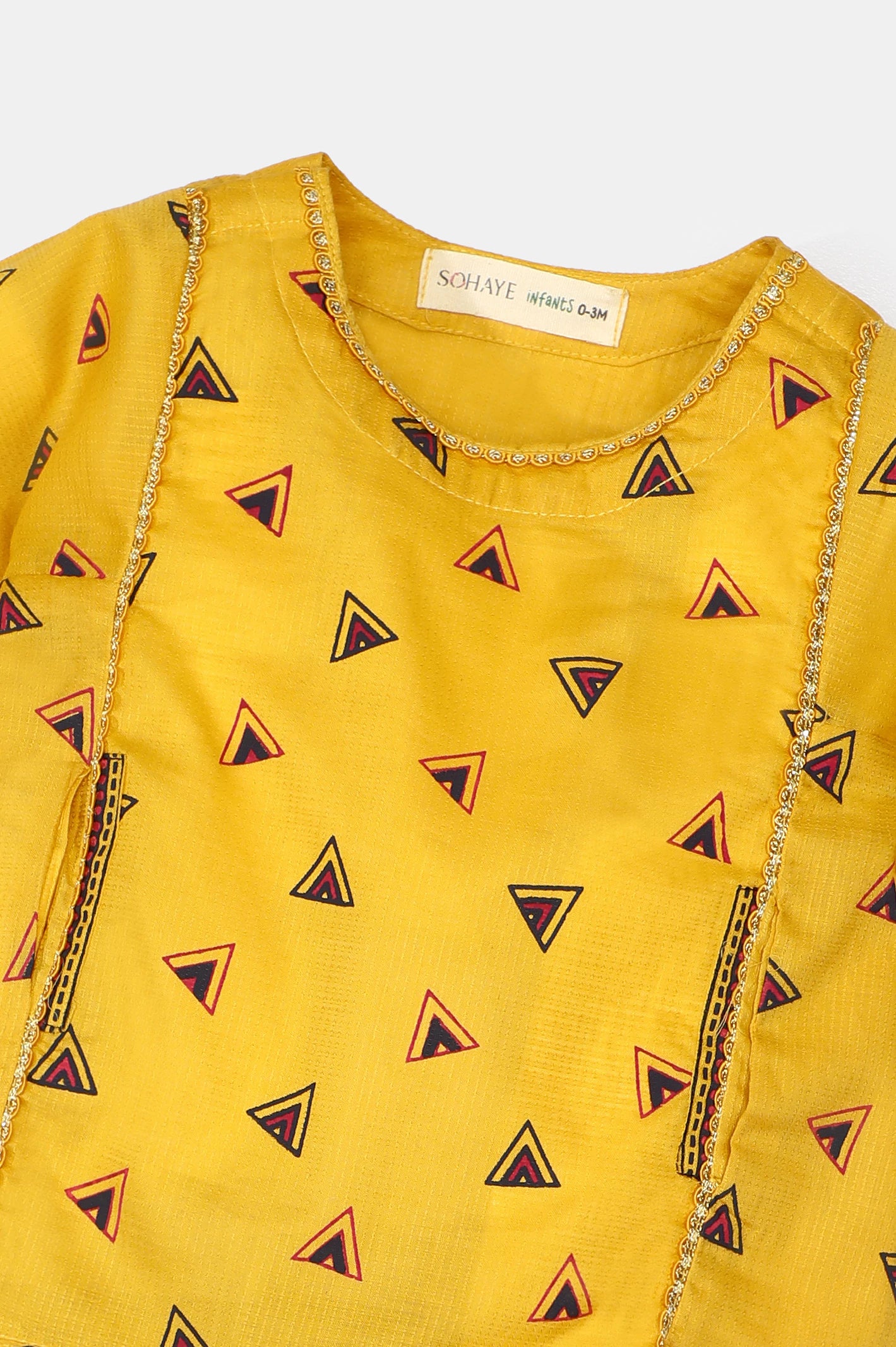 Yellow Kurti For Toddler Girls From Diners