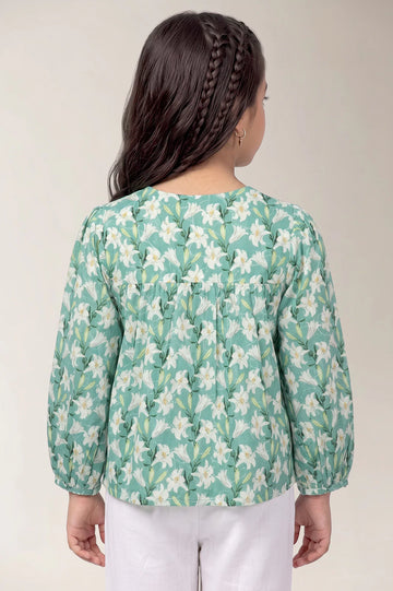 Embroidered Girls Shirt