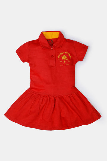Red Girls Frock