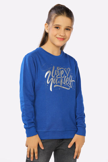Girls Sweatshirt SKU: KGP-0017-ROYAL BLUE
