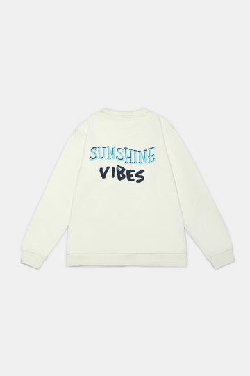 Off White Graphic Girls Sweatshirt