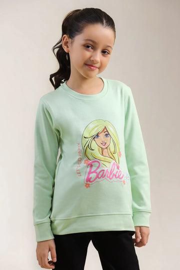 Barbie Printed Girls Sweatshirt