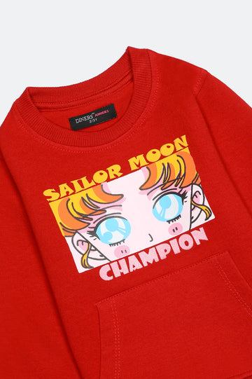 Sailor Moon Graphic Girls Sweatshirt