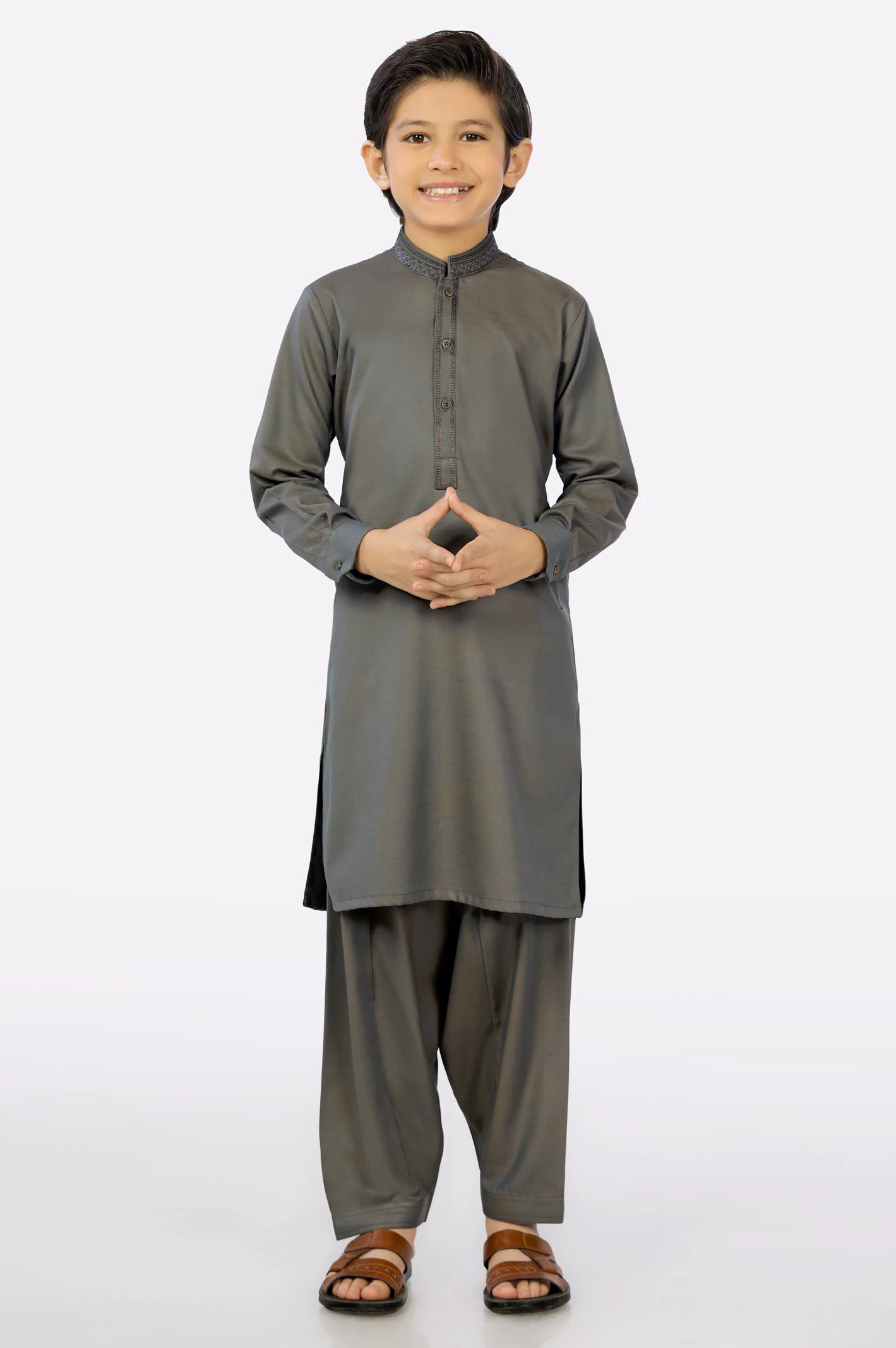 Sea Green Boys Shalwar Suit From Diners