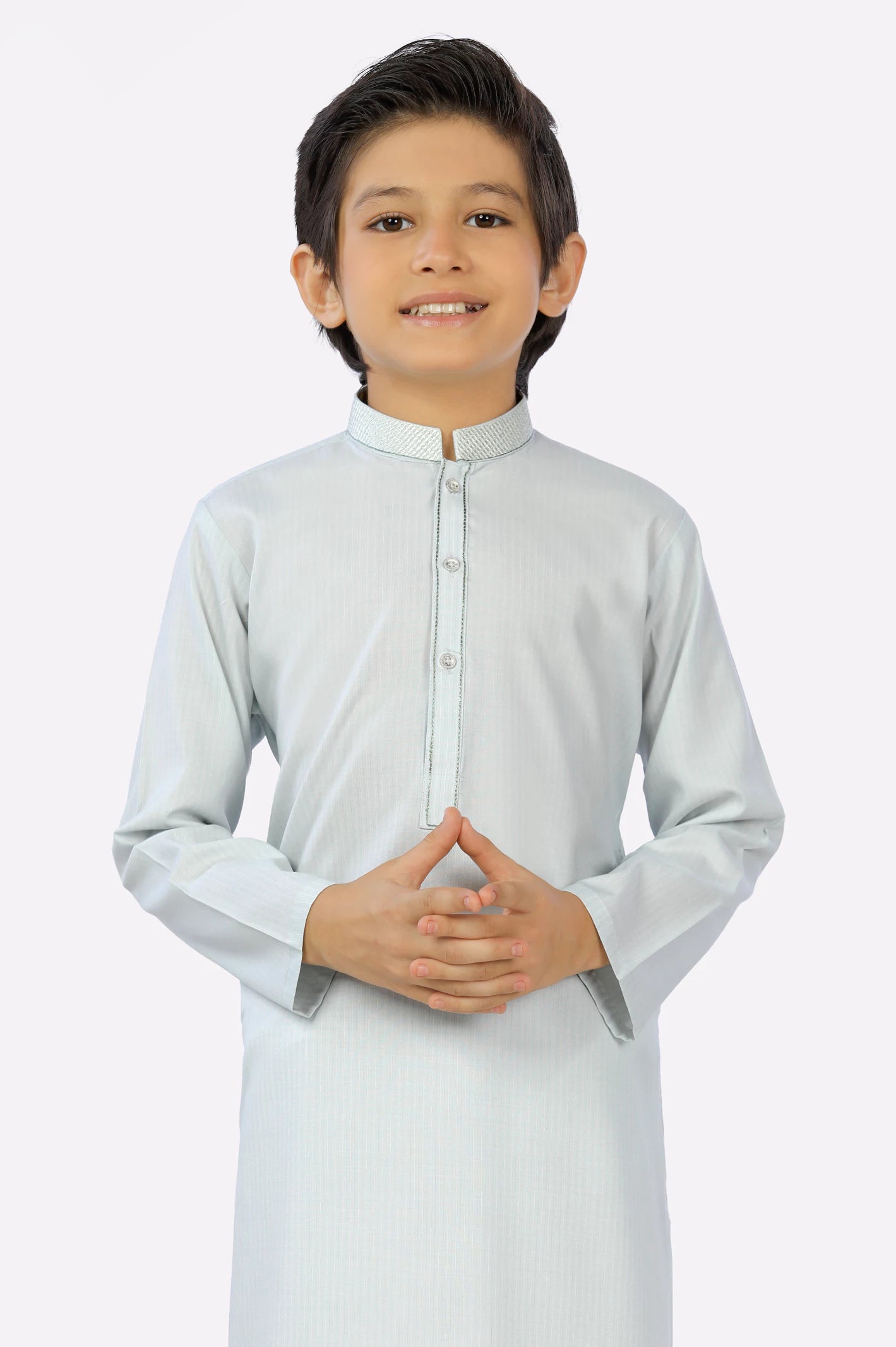 Light Green Boys Kurta Pajama From Diners